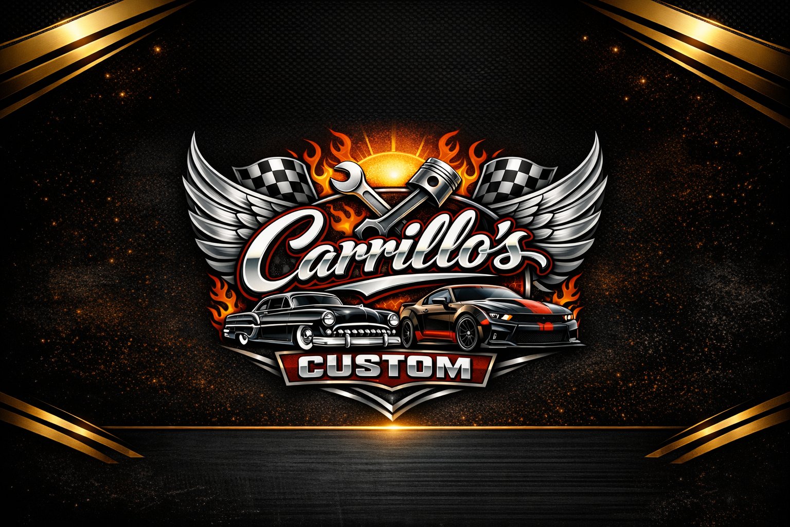 Carrillo's Custom logo
